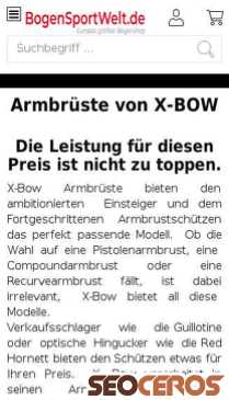 bogensportwelt.de/x-bow-armbrueste mobil vista previa