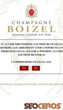 boizel.com mobil előnézeti kép