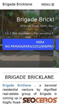 brigadebricklane.net.in mobil preview