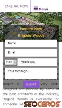 brigadewoods.net.in mobil vista previa
