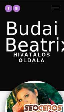 budaibeatrix.hu mobil Vista previa