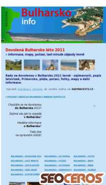 bulharsko-info.cz mobil obraz podglądowy