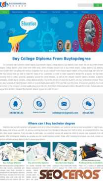buytopdegree.com mobil preview