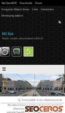 bveklub.hu mobil előnézeti kép