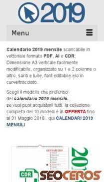 calendariomensile.it/2017 mobil previzualizare