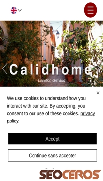 calidhome.com mobil förhandsvisning