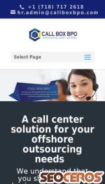 callboxbpo.com mobil előnézeti kép