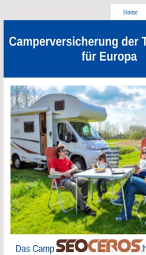 camper-reiseversicherung.de/camperversicherung.html mobil Vorschau
