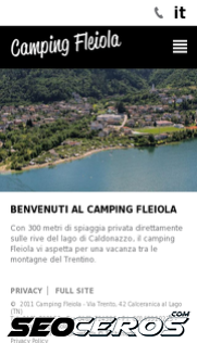 campingfleiola.it mobil preview