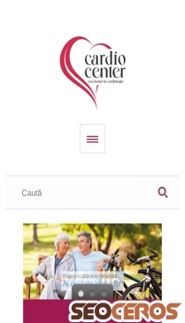 cardiocenter.ro mobil náhled obrázku