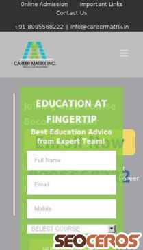 careermatrix.in mobil preview