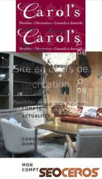 carols.fr mobil förhandsvisning