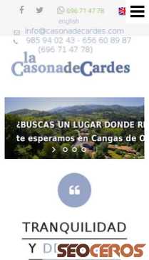 casonadecardes.com mobil Vorschau