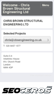 cbsengineering.co.uk mobil vista previa
