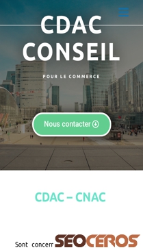 cdac-conseil.fr mobil előnézeti kép