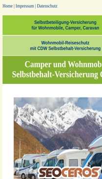 cdw-selbstbeteiligung-versicherung.de/camper-selbstbehalt-versicherung.html mobil Vorschau
