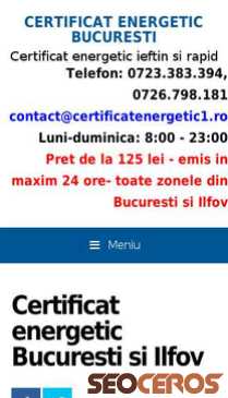 certificatenergetic1.ro mobil Vorschau