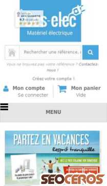 ces-elec.fr mobil náhled obrázku