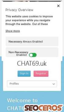 chat69.uk mobil förhandsvisning