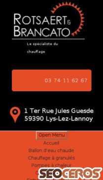 chauffage-poele-lille.fr mobil náhled obrázku