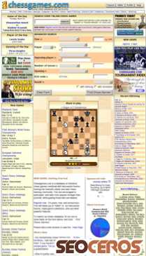 chessgames.com mobil previzualizare