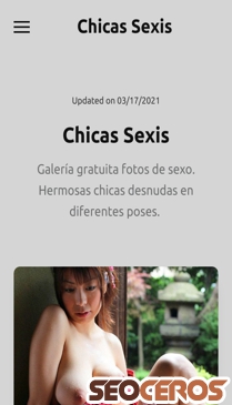 chicas-sexis.com mobil előnézeti kép