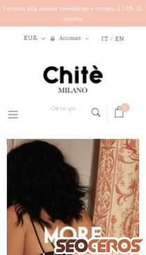 chite-lingerie.com mobil anteprima