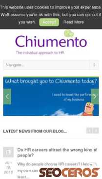 chiumento.co.uk mobil preview