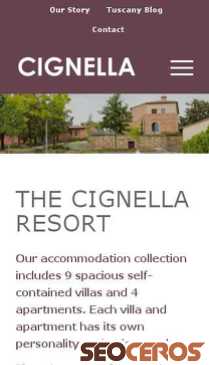 cignella.com/resort mobil előnézeti kép