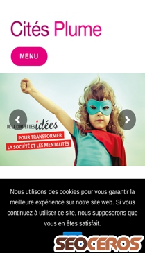 citesplume.fr mobil náhľad obrázku