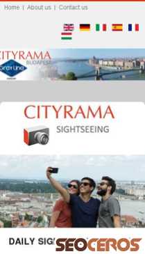cityrama.hu mobil förhandsvisning