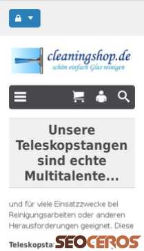 cleaningshop.de/teleskopstange {typen} forhåndsvisning
