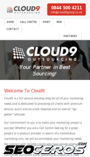 cloud9group.co.uk mobil vista previa