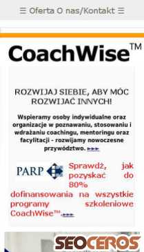 coachingcenter.pl mobil prikaz slike