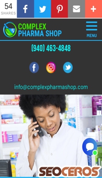 complexpharmashop.com mobil förhandsvisning