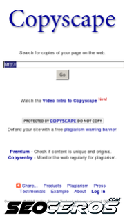 copyscape.com mobil előnézeti kép
