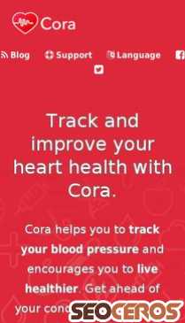 cora.health mobil prikaz slike