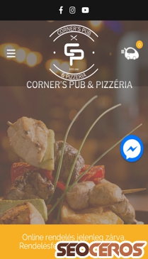 cornerspub.hu mobil náhľad obrázku