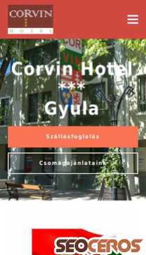 corvin-hotel.hu mobil náhľad obrázku