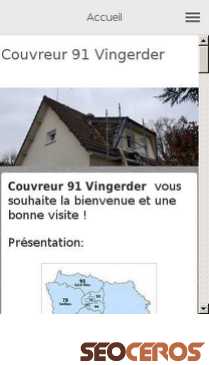 couvreur-91-vingerder.fr mobil náhľad obrázku