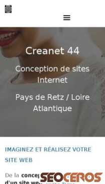 creanet44.fr mobil vista previa
