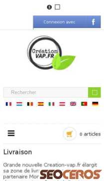 creation-vap.fr mobil प्रीव्यू 