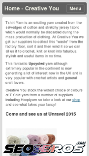 creative-you.co.uk mobil preview
