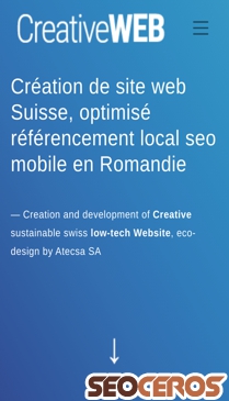 creativeweb.ch mobil preview