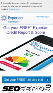 creditexperts.co.uk mobil Vorschau