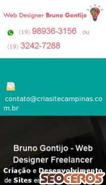 criasitecampinas.com.br mobil vista previa