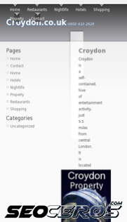 croydon.co.uk mobil előnézeti kép