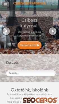 csibeszkutyasuli.hu mobil förhandsvisning