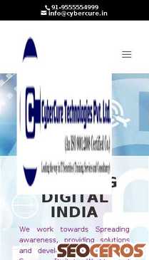 cybercure.in/services mobil náhled obrázku