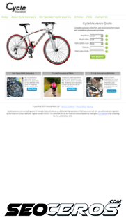 cycleinsurance.co.uk mobil obraz podglądowy